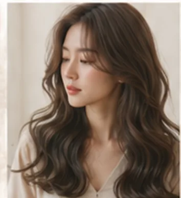 결을 살린 자연스러운 웨이브 펌