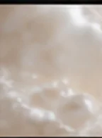 은은한 무지개 빛이 도는 진주 표면