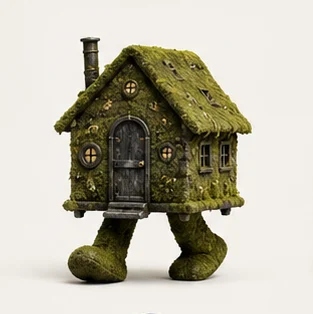 WALKING HOUSE 오브젝트