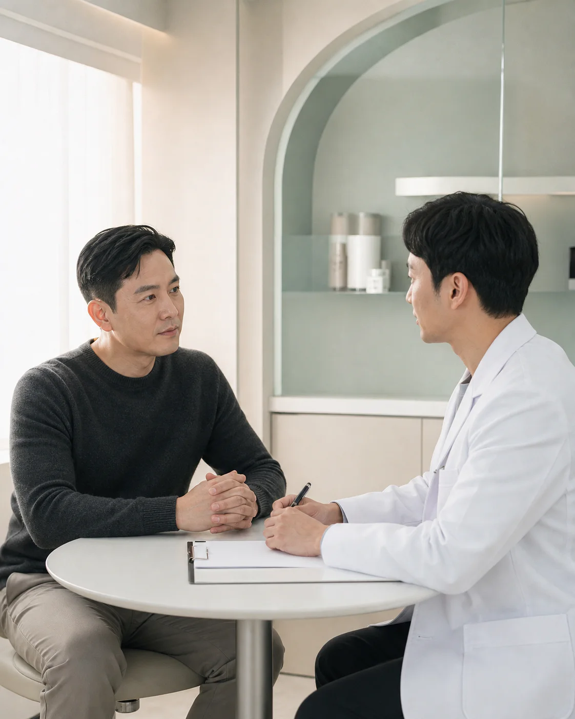 프라이빗하게 진행하는 남성 건강 상담