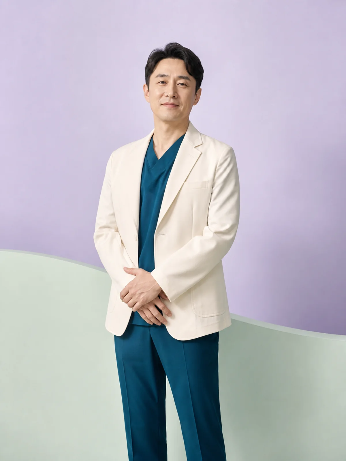 가상의 남성 혈관외과 의료진 프로필
