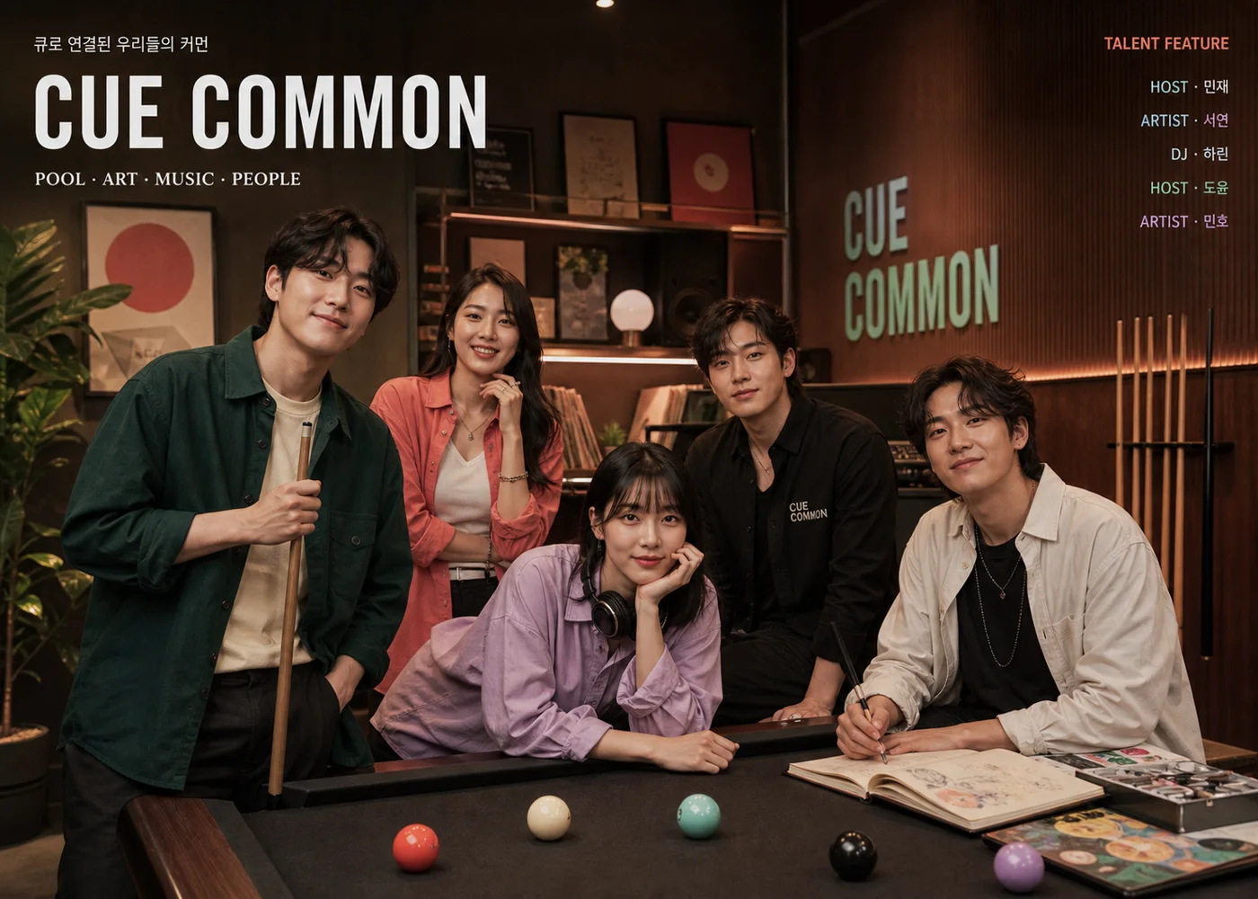 CUE COMMON의 호스트와 창작자 그룹