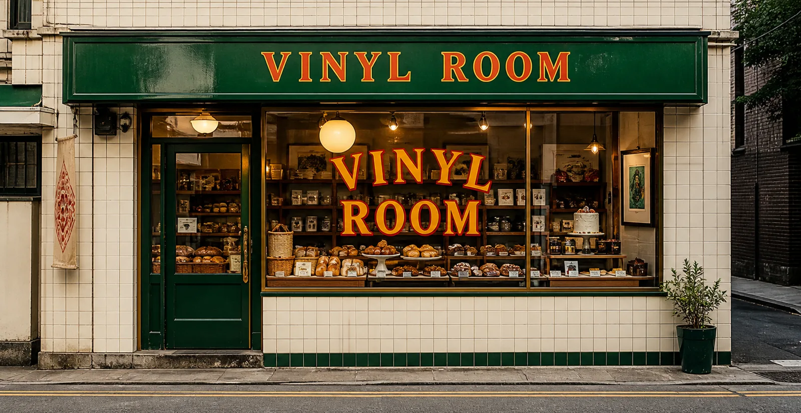 VINYL ROOM 매장 파사드