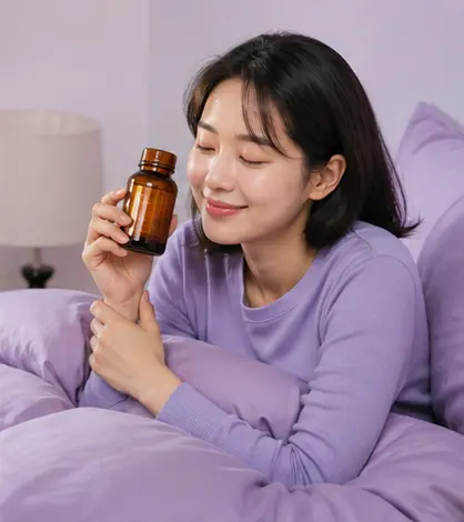 편안하게 쉬는 여성