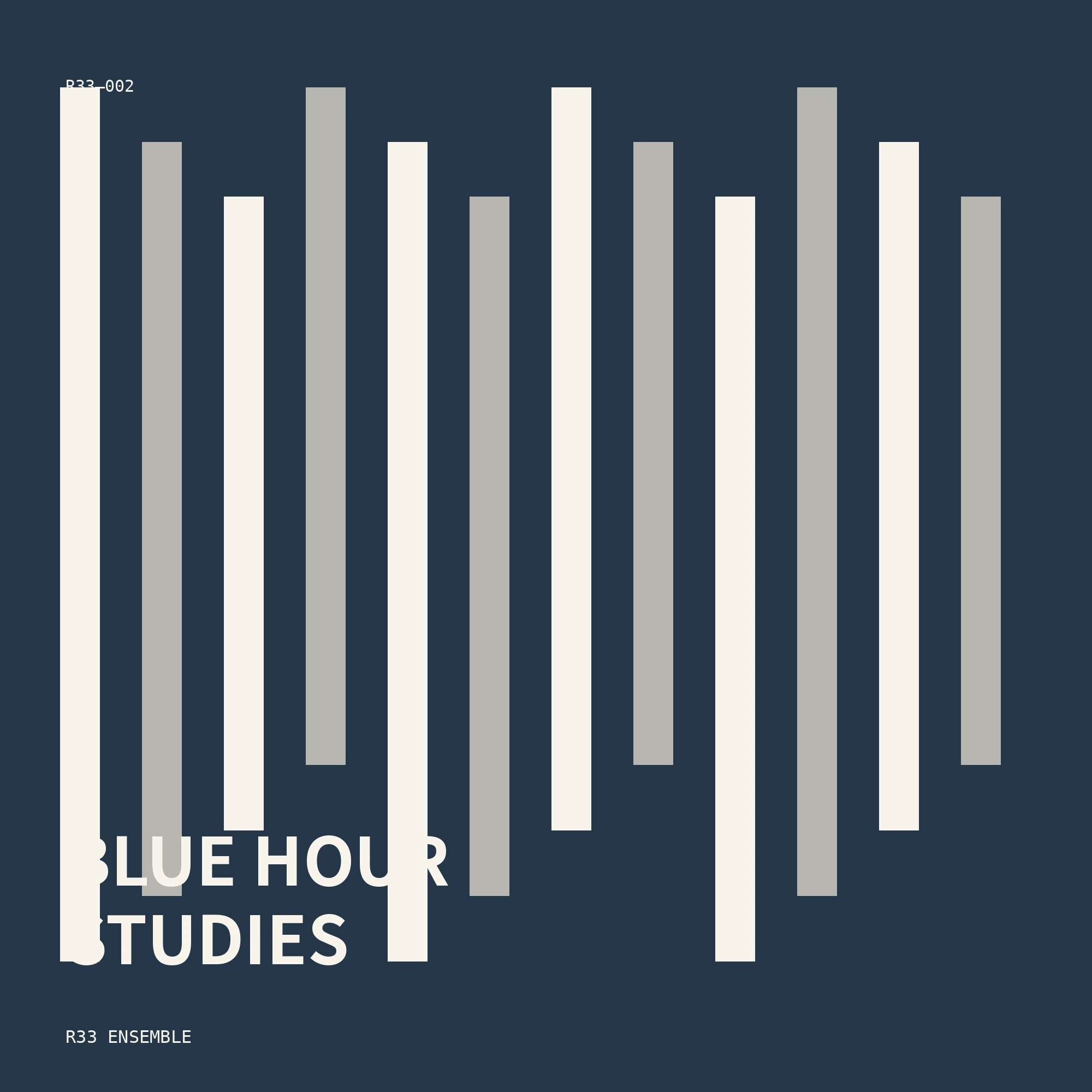 BLUE HOUR STUDIES 앨범 커버