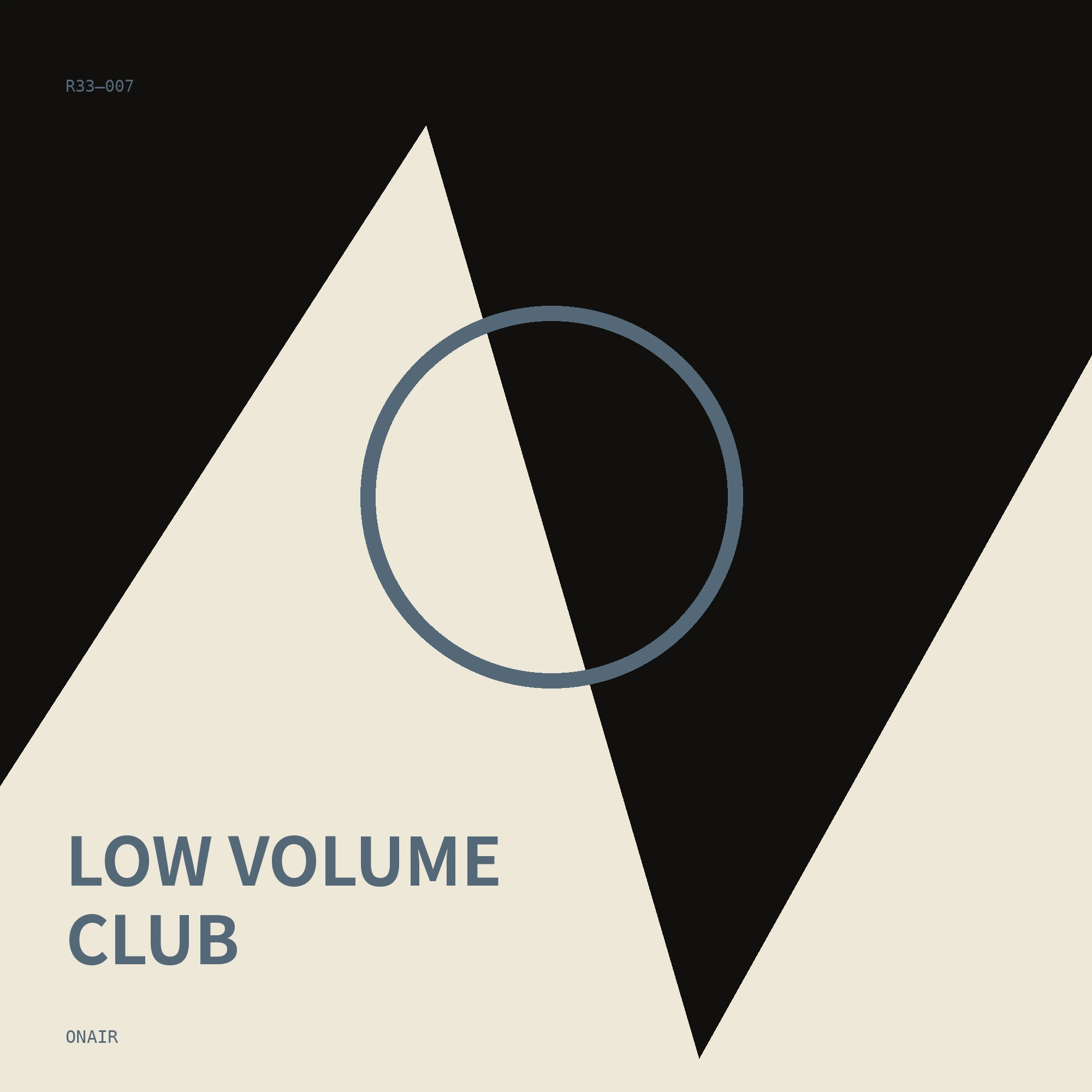 LOW VOLUME CLUB 앨범 커버