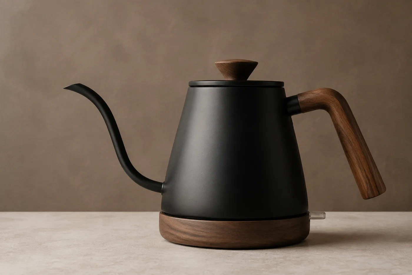 Walnut Gooseneck Kettle