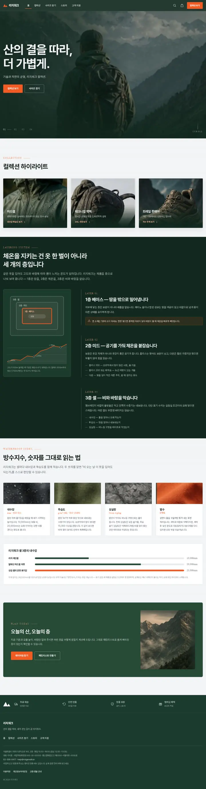 리지워크 전체 화면